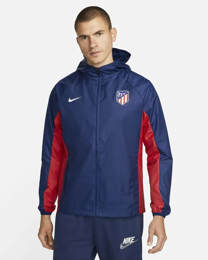 Men Atltico Madrid Awf Blue Voidsport Redwhite Nike Jackets