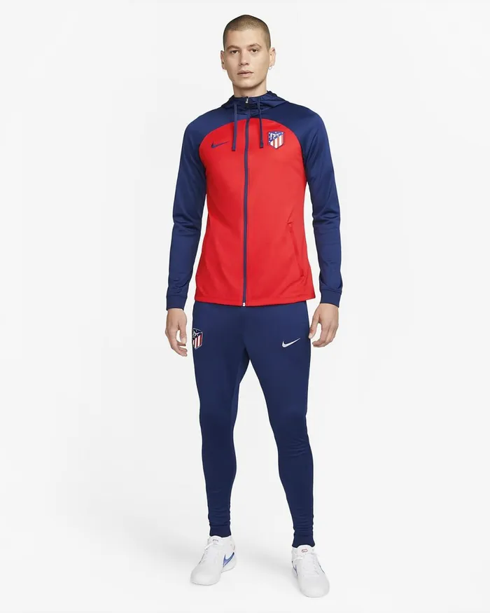 Men Atltico Madrid Strike Global Redblue Voidregal Pink Nike Tracksuits
