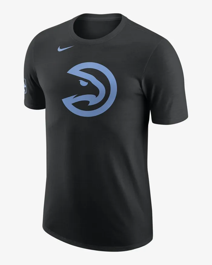 Men Atlanta Hawks City Edition Black Nike Tops And TShirts