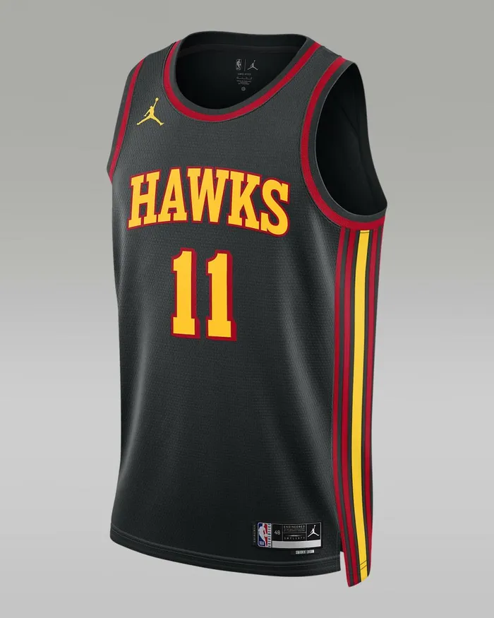 Men Atlanta Hawks Statement Edition Black Nike Kits And Jerseys