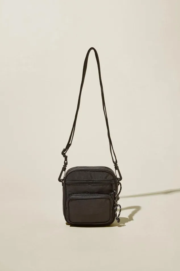 Men Bags and Belts Cotton On Cross Body Bag Black