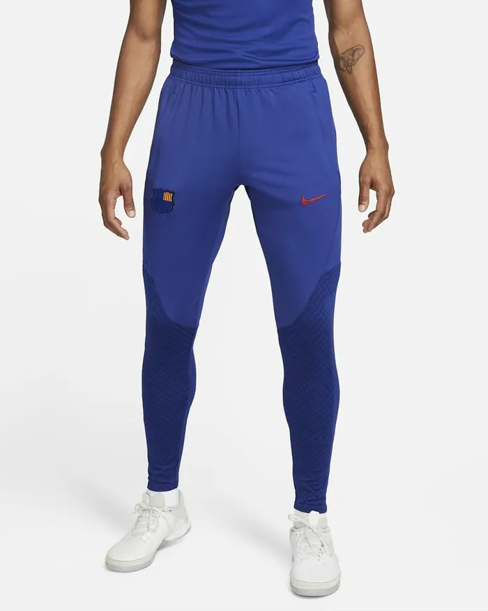 Men Barcelona Strike Deep Royal Bluenoble Red Nike Trousers And Tights