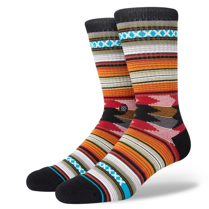 Men Baron Crew Socks Black Stance Crew