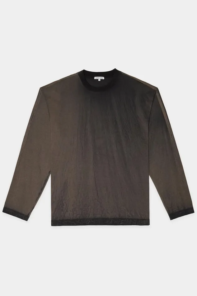 Men Bowie Shirt Coal Mix COTTON CITIZEN Shirts Men Bowie Shirt Coal Mix COTTON CITIZEN Shirts