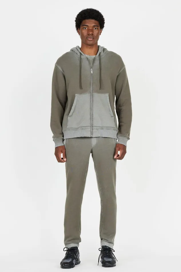 Men Bronx Zip Hoodie Vintage Taupe COTTON CITIZEN Sweatshirts Men Bronx Zip Hoodie Vintage Taupe COTTON CITIZEN Sweatshirts