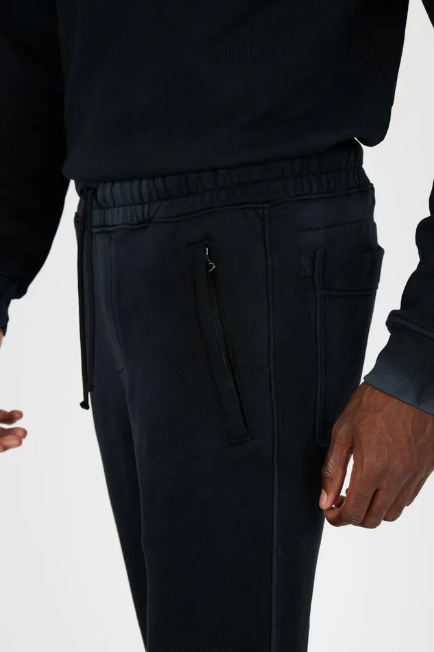 Men Bronx Zip Sweats Vintage Black COTTON CITIZEN Sweatpants Men Bronx Zip Sweats Vintage Black COTTON CITIZEN Sweatpants