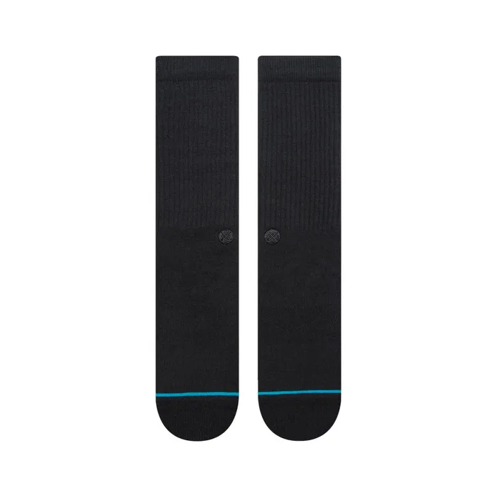 Men Butter Blend Crew Socks Shelter 8211 Black Stance Crew