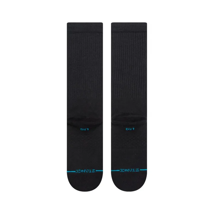 Men Butter Blend Crew Socks Shelter 8211 Black Stance Crew