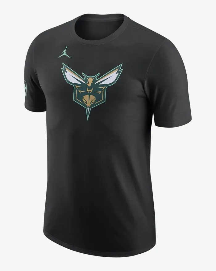 Men Charlotte Hornets City Edition Black Nike Tops And TShirts