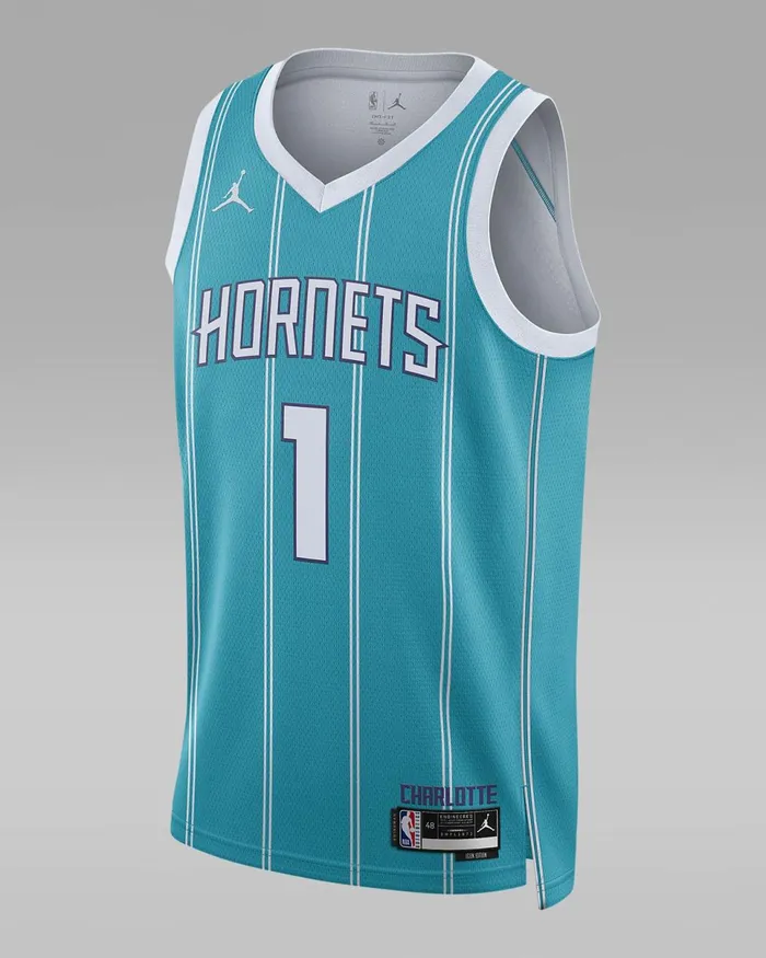 Men Charlotte Hornets Icon Edition 202223 Rapid Teal Nike Kits And Jerseys