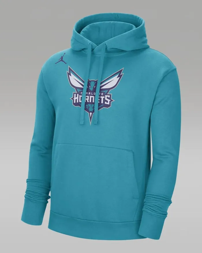 Men Charlotte Hornets Rapid Teal Nike Hoodies And Sweatshirts