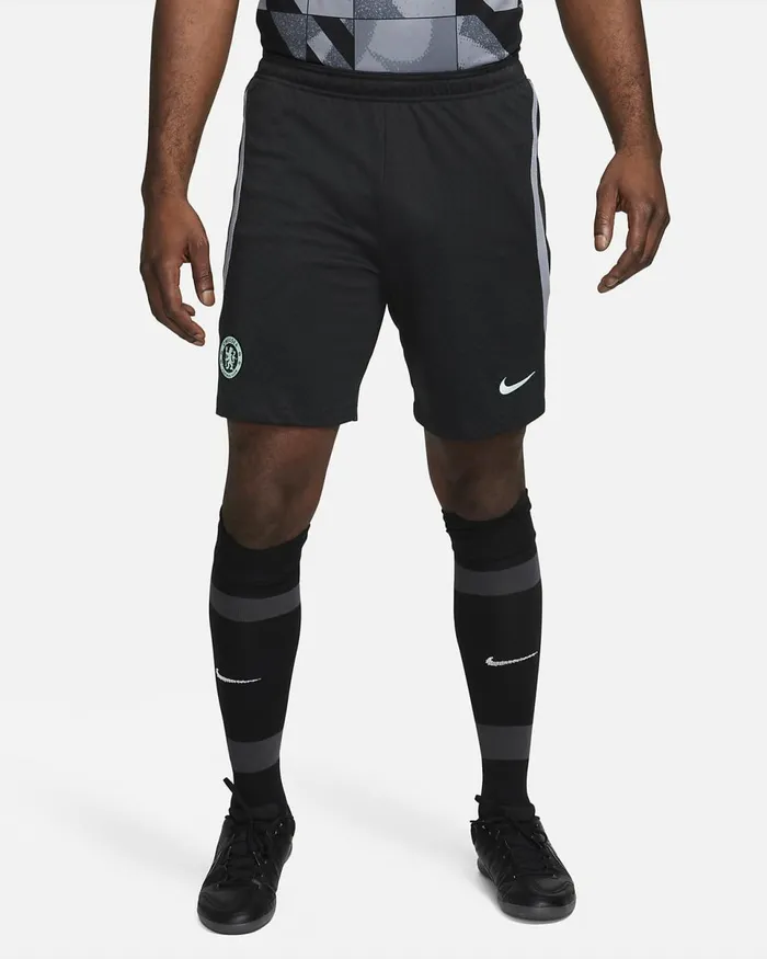 Men Chelsea FC Strike Third Blackcool Greymint Foam Nike Shorts