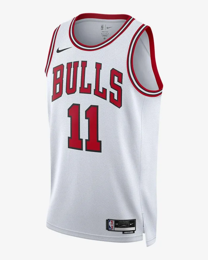 Men Chicago Bulls Association Edition 202223 White Nike Tops And TShirts