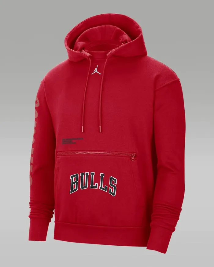 Men Chicago Bulls Courtside Statement Edition University Red Nike Hoodies And Sweatshirts Men Chicago Bulls Courtside Statement Edition University Red Nike Hoodies And Sweatshirts