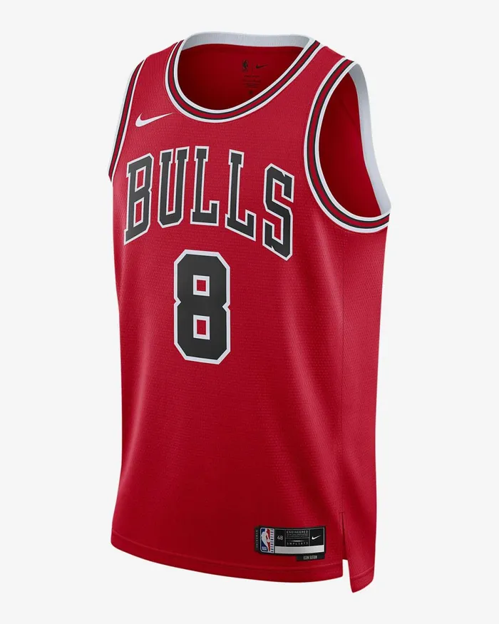Men Chicago Bulls Icon Edition 202223 University Red Nike Kits And Jerseys