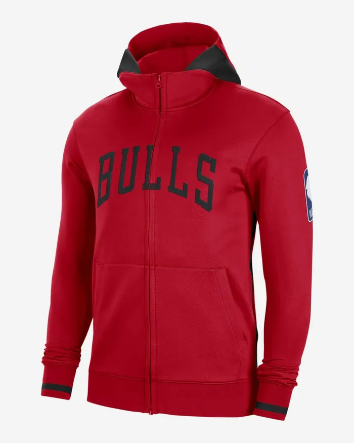 Men Chicago Bulls Showtime University Redblackuniversity Redwhite Nike Hoodies And Sweatshirts