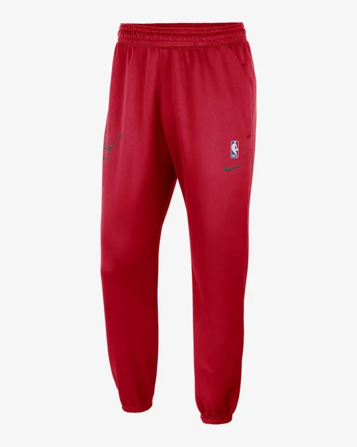 Men Chicago Bulls Spotlight University Redblack Nike Trousers And Tights