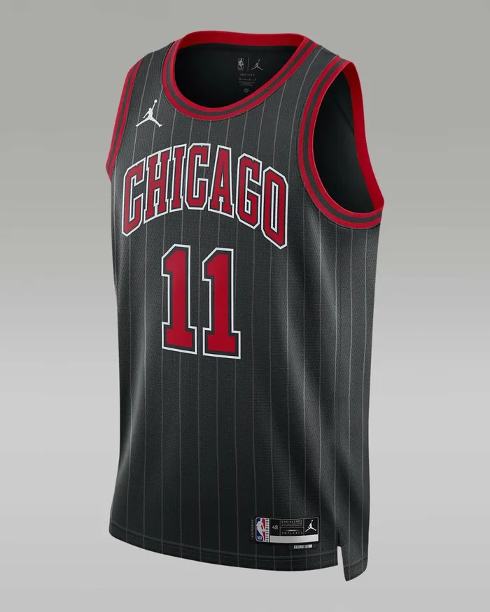 Men Chicago Bulls Statement Edition Black Nike Tops And TShirts