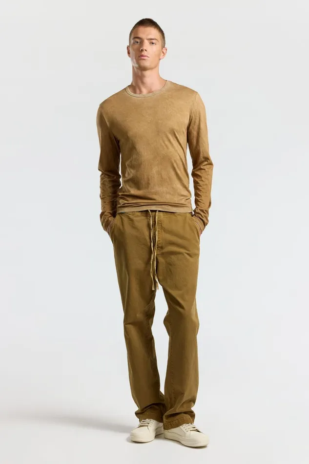 Men Classic Crew Long Sleeve Shirt Vintage Burnt Honey COTTON CITIZEN Shirts Men Classic Crew Long Sleeve Shirt Vintage Burnt Honey COTTON CITIZEN Shirts
