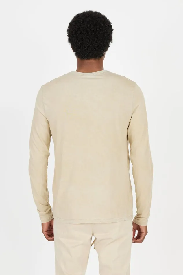 Men Classic Crew Long Sleeve Shirt Vintage Cashew COTTON CITIZEN Shirts Men Classic Crew Long Sleeve Shirt Vintage Cashew COTTON CITIZEN Shirts