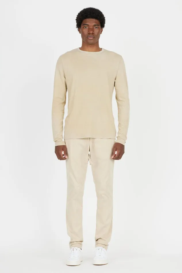 Men Classic Crew Long Sleeve Shirt Vintage Cashew COTTON CITIZEN Shirts Men Classic Crew Long Sleeve Shirt Vintage Cashew COTTON CITIZEN Shirts