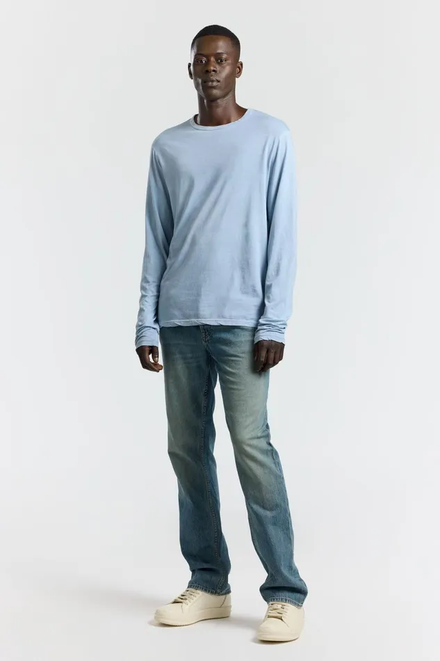Men Classic Crew Long Sleeve Shirt Vintage Crystalline COTTON CITIZEN Shirts Men Classic Crew Long Sleeve Shirt Vintage Crystalline COTTON CITIZEN Shirts