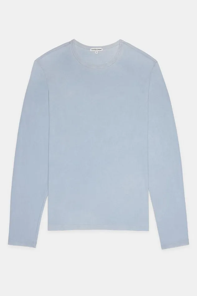 Men Classic Crew Long Sleeve Shirt Vintage Crystalline COTTON CITIZEN Shirts Men Classic Crew Long Sleeve Shirt Vintage Crystalline COTTON CITIZEN Shirts