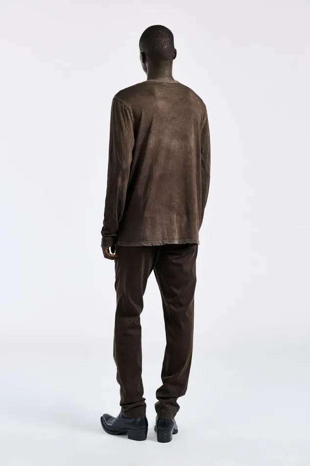 Men Classic Crew Long Sleeve Shirt Vintage Espresso COTTON CITIZEN Shirts Men Classic Crew Long Sleeve Shirt Vintage Espresso COTTON CITIZEN Shirts