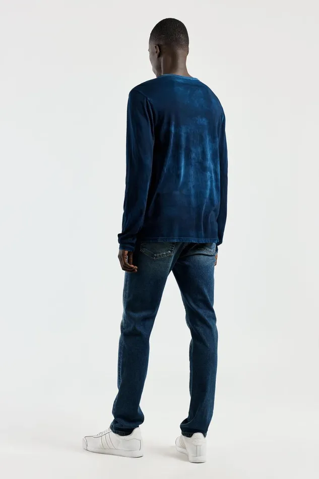 Men Classic Crew Long Sleeve Shirt Vintage Navy COTTON CITIZEN Shirts Men Classic Crew Long Sleeve Shirt Vintage Navy COTTON CITIZEN Shirts