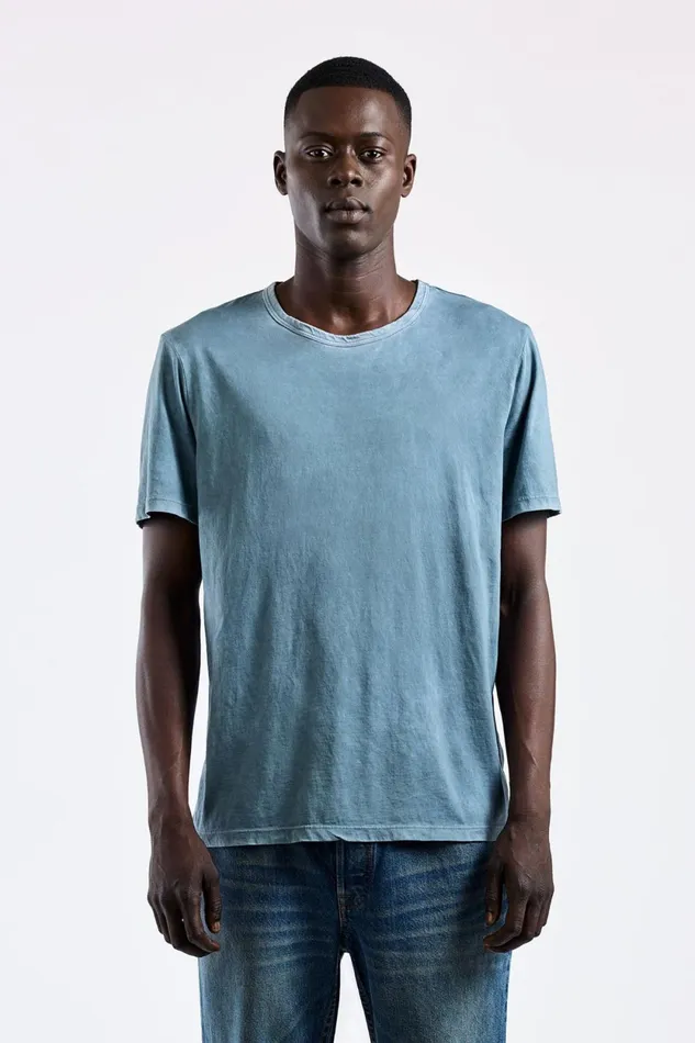 Men Classic Crewneck Tee Vintage Azul COTTON CITIZEN TShirts