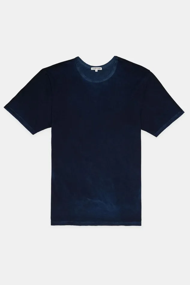 Men Classic Crewneck Tee Vintage Navy COTTON CITIZEN TShirts Men Classic Crewneck Tee Vintage Navy COTTON CITIZEN TShirts