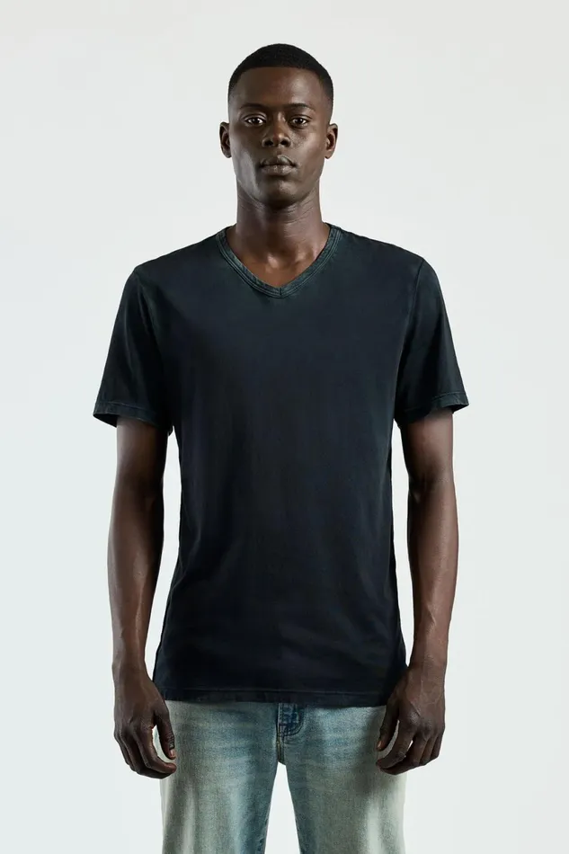 Men Classic VNeck Tee Vintage Black COTTON CITIZEN TShirts