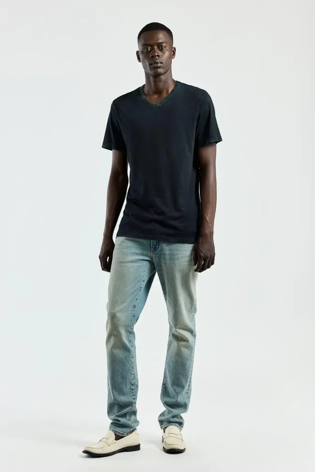 Men Classic VNeck Tee Vintage Black COTTON CITIZEN TShirts Men Classic VNeck Tee Vintage Black COTTON CITIZEN TShirts