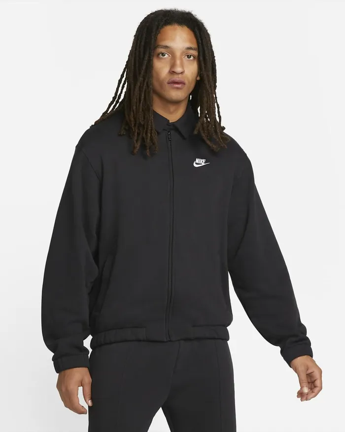 Men Club Fleece Blackwhite Nike Jackets