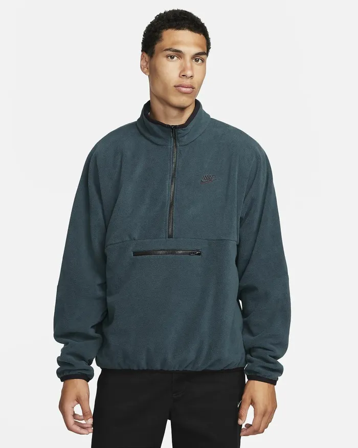 Men Club Fleece Deep Jungleblack Nike Hoodies And Sweatshirts