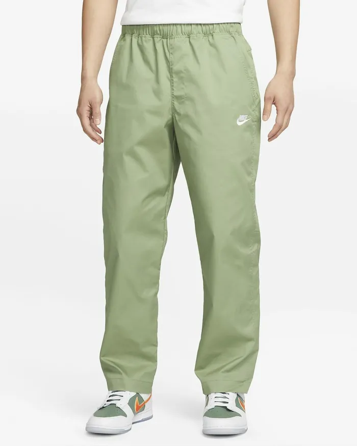 Men Club Oil Greenwhite Nike Trousers And Tights