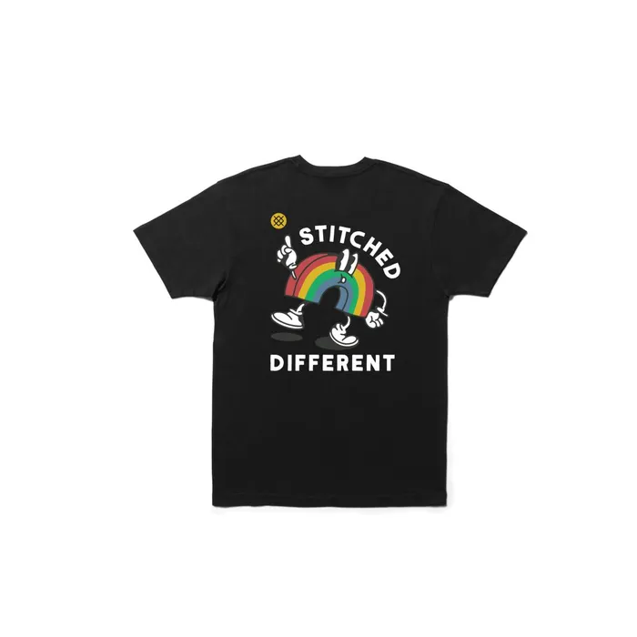Men Coin Flip TShirt Black Stance Graphics