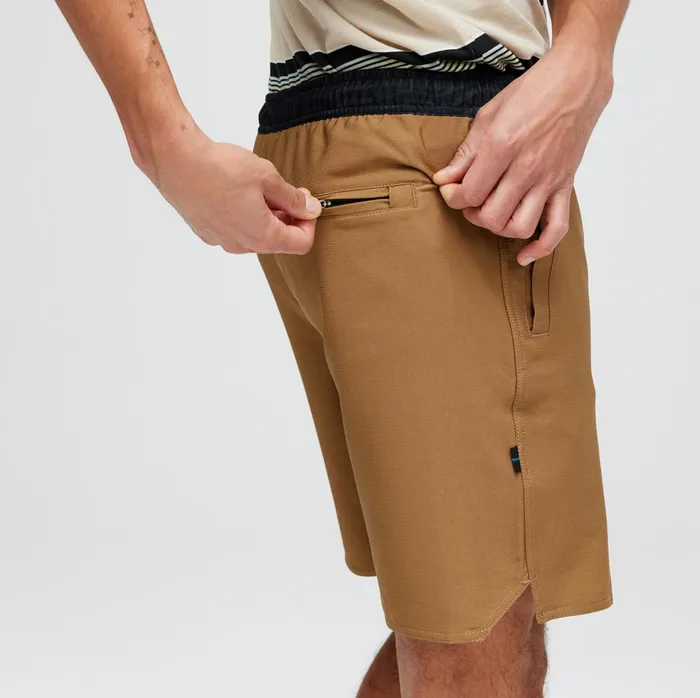 Men Complex Short With FreshTek Brown Stance Shorts