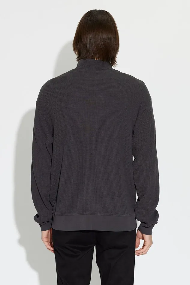 Men Cooper Half Zip Thermal Charcoal COTTON CITIZEN Shirts Men Cooper Half Zip Thermal Charcoal COTTON CITIZEN Shirts