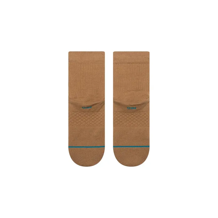 Men Cotton Quarter Socks Icon 8211 Brown Stance Quarter