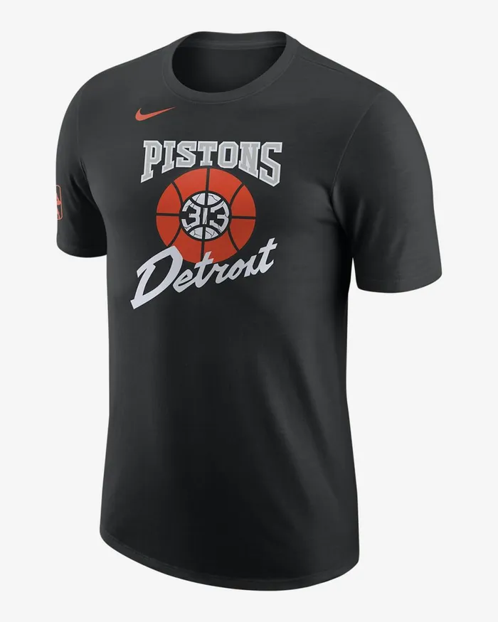 Men Detroit Pistons City Edition Black Nike Tops And TShirts