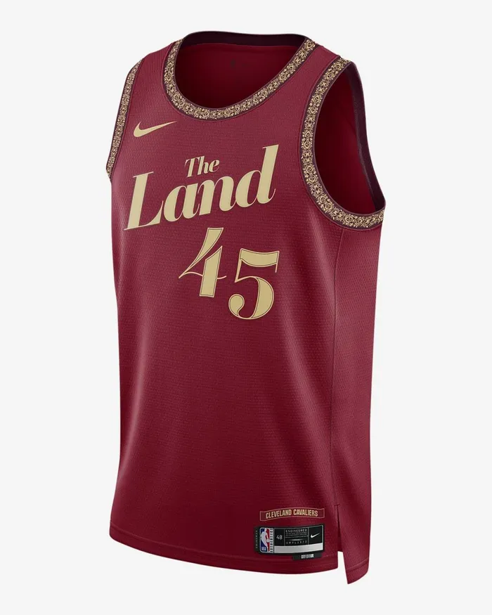 Men Donovan Mitchell Cleveland Cavaliers City Edition 202324 Team Crimson Nike Tops And TShirts Men Donovan Mitchell Cleveland Cavaliers City Edition 202324 Team Crimson Nike Tops And TShirts