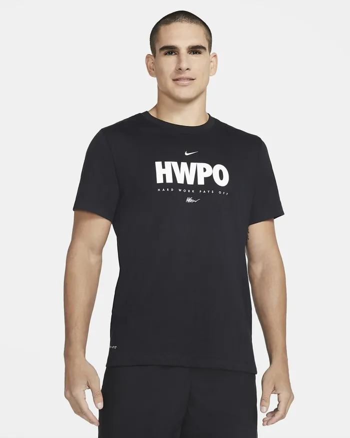 Men DriFit 039Hwpo039 Black Nike Tops And TShirts