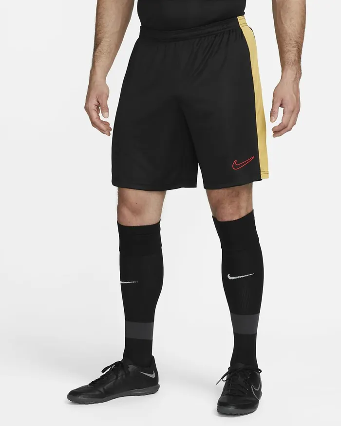 Men DriFit Academy Blackwheat Goldwheat Golduniversity Red Nike Shorts