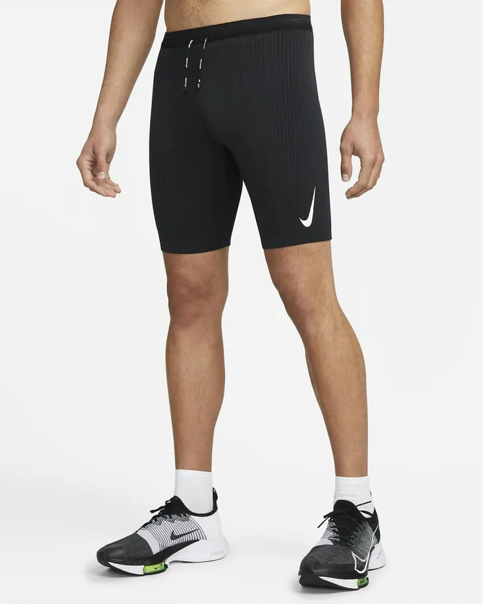 Men DriFit Adv Aeroswift Blackblackblackwhite Nike Trousers And Tights