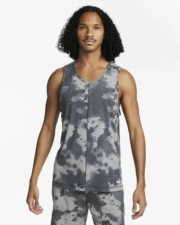 Men DriFit Anthraciteflat Pewterwhite Nike Tops And TShirts