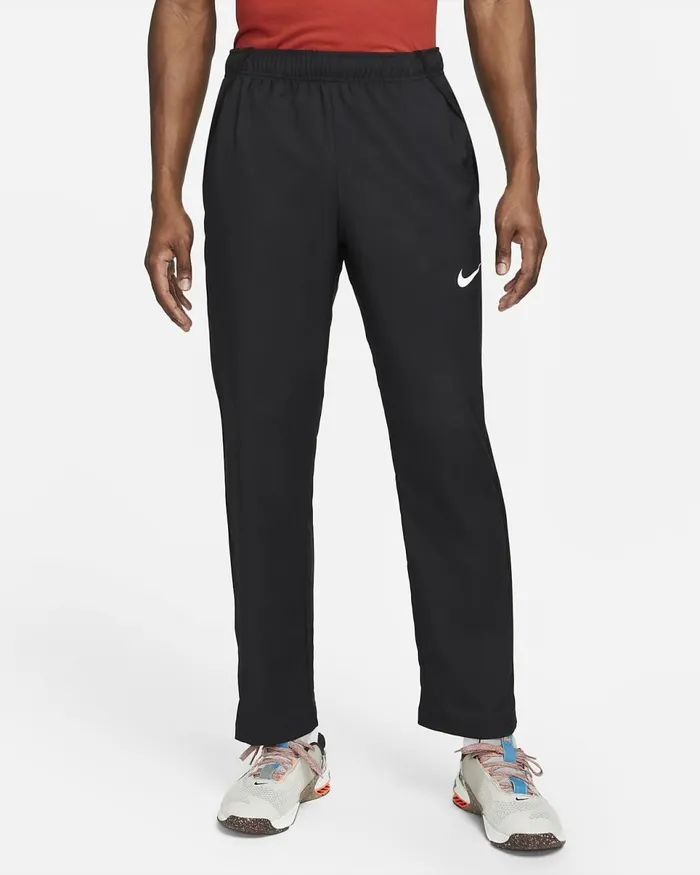 Men DriFit Blackblackwhite Nike Trousers And Tights