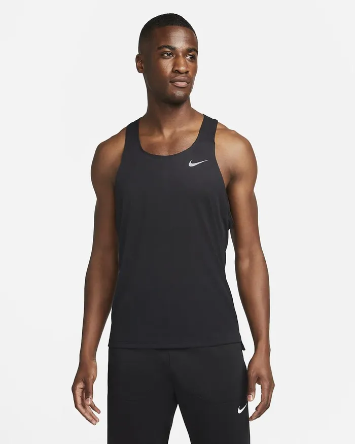 Men DriFit Fast Black Nike Tops And TShirts