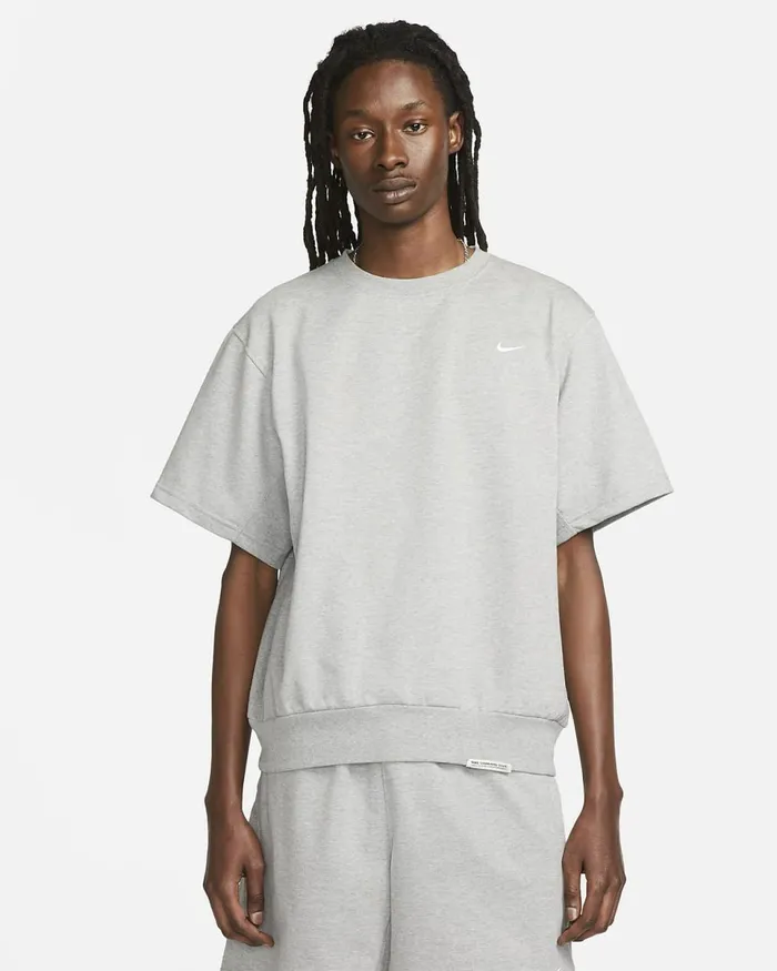 Men DriFit Standard Issue Dark Grey Heatherwhite Nike Hoodies And Sweatshirts Men DriFit Standard Issue Dark Grey Heatherwhite Nike Hoodies And Sweatshirts