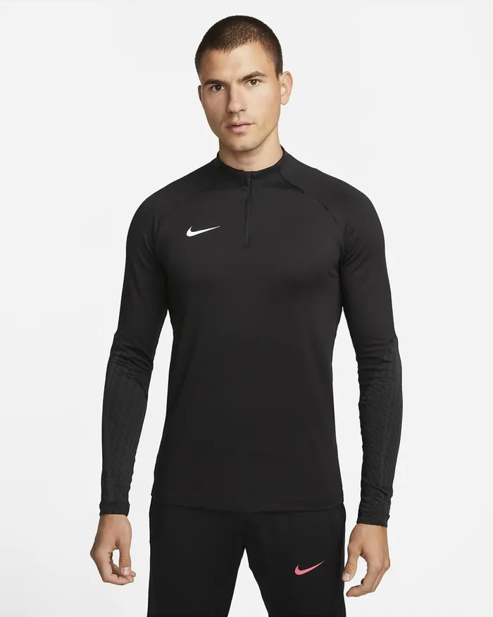Men DriFit Strike Blackblackanthracitewhite Nike Tops And TShirts